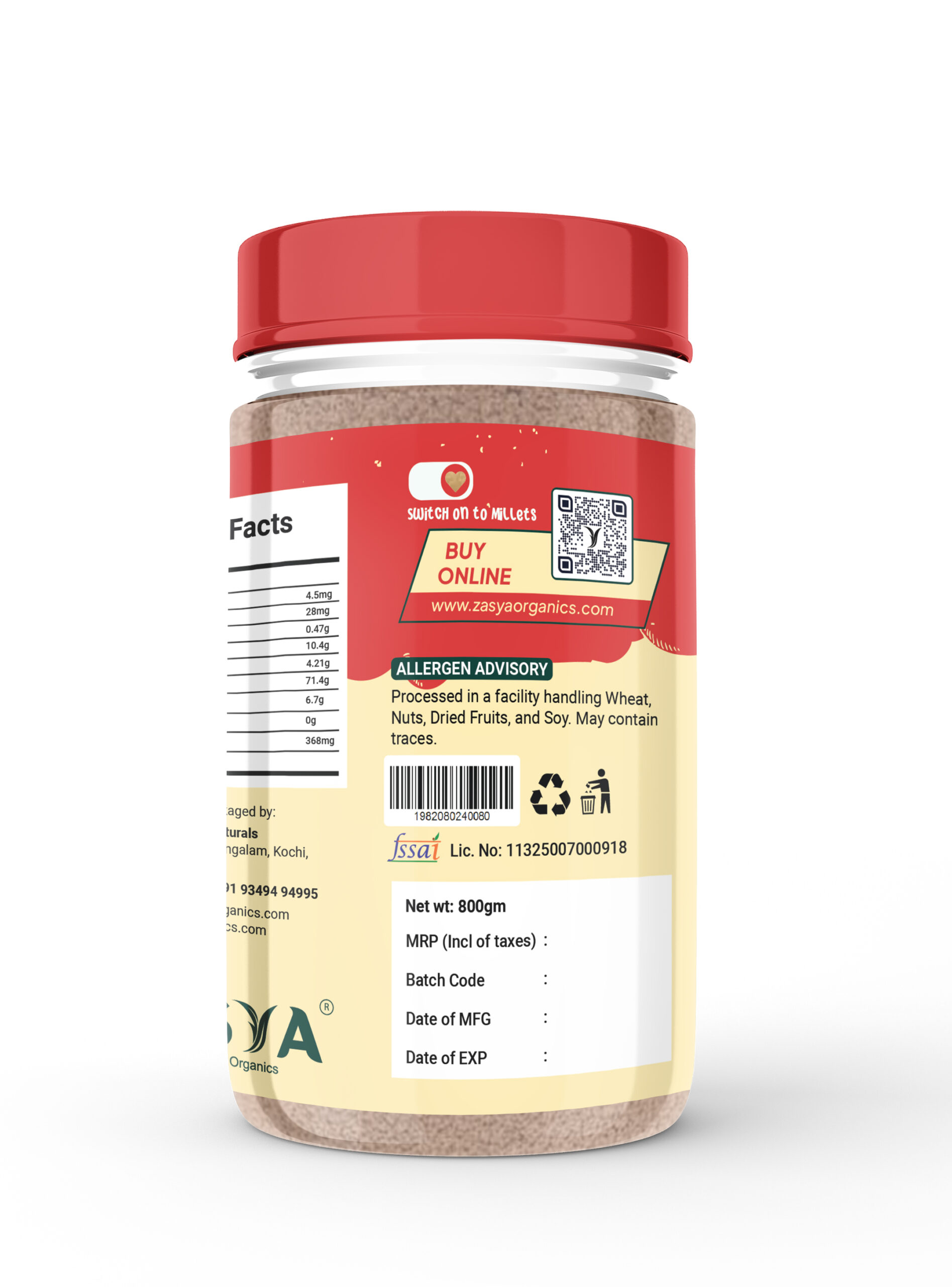 Red Sorghum Millet | Steam Made Puttupodi | Red Cholam - Image 2