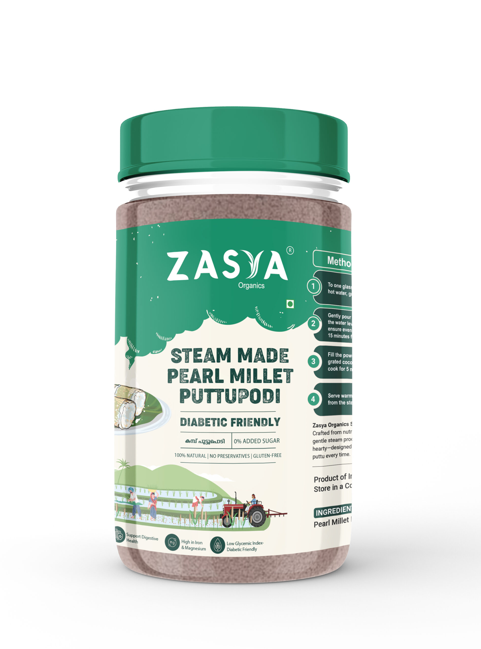 Pearl Millet Steam Made Puttupodi | kamb | Bajra