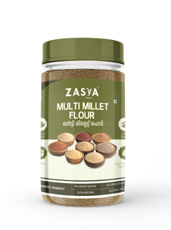 Multi Millet Flour | Blend of 10 Millets – Zasya Organics