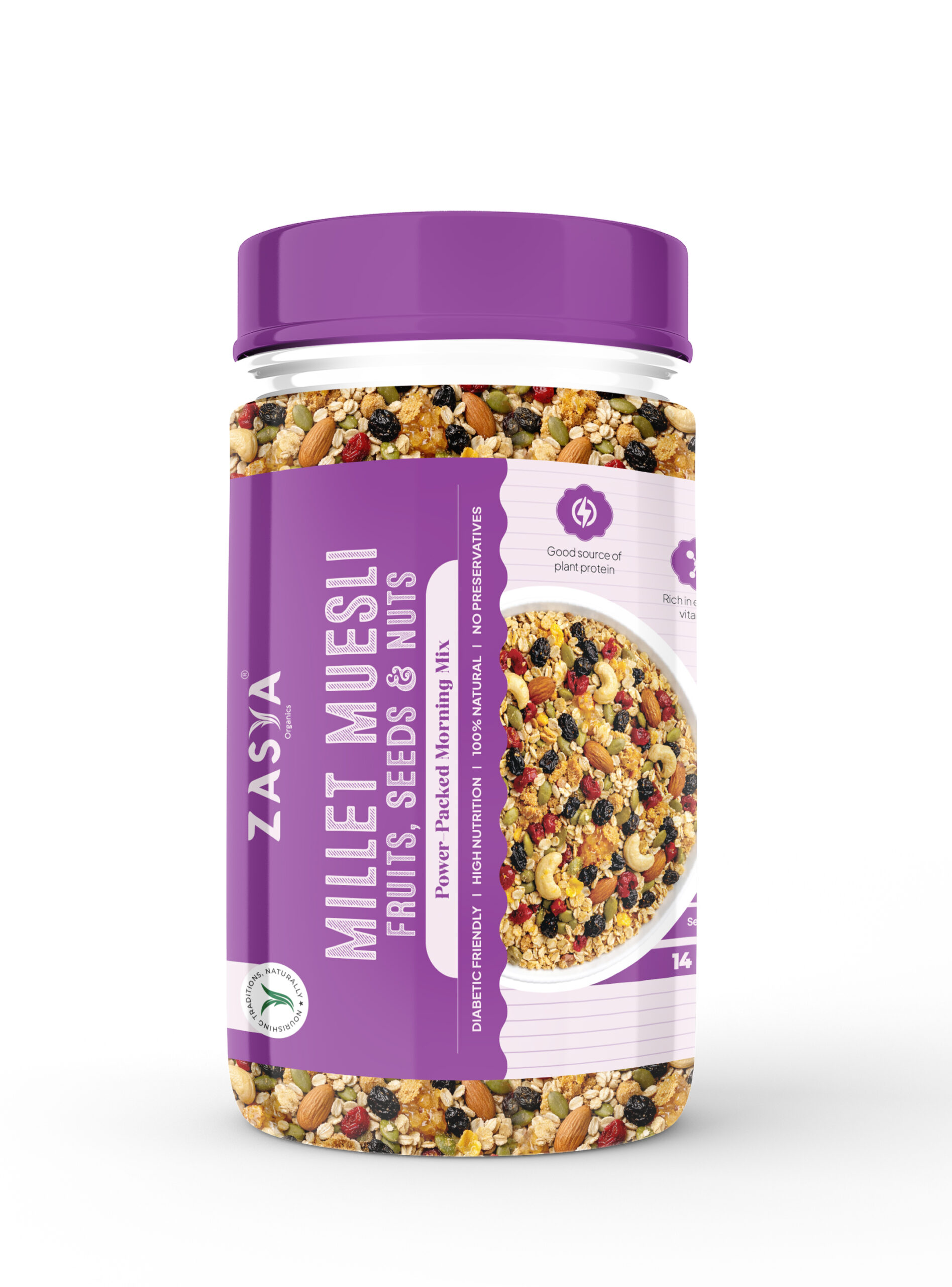 Millet Muesli | Fruit, Seeds & Nuts | Protein Rich