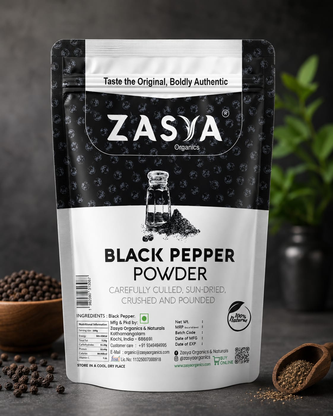 Premium Black Pepper Powder | Freshly Ground Kerala Pepper - Image 2