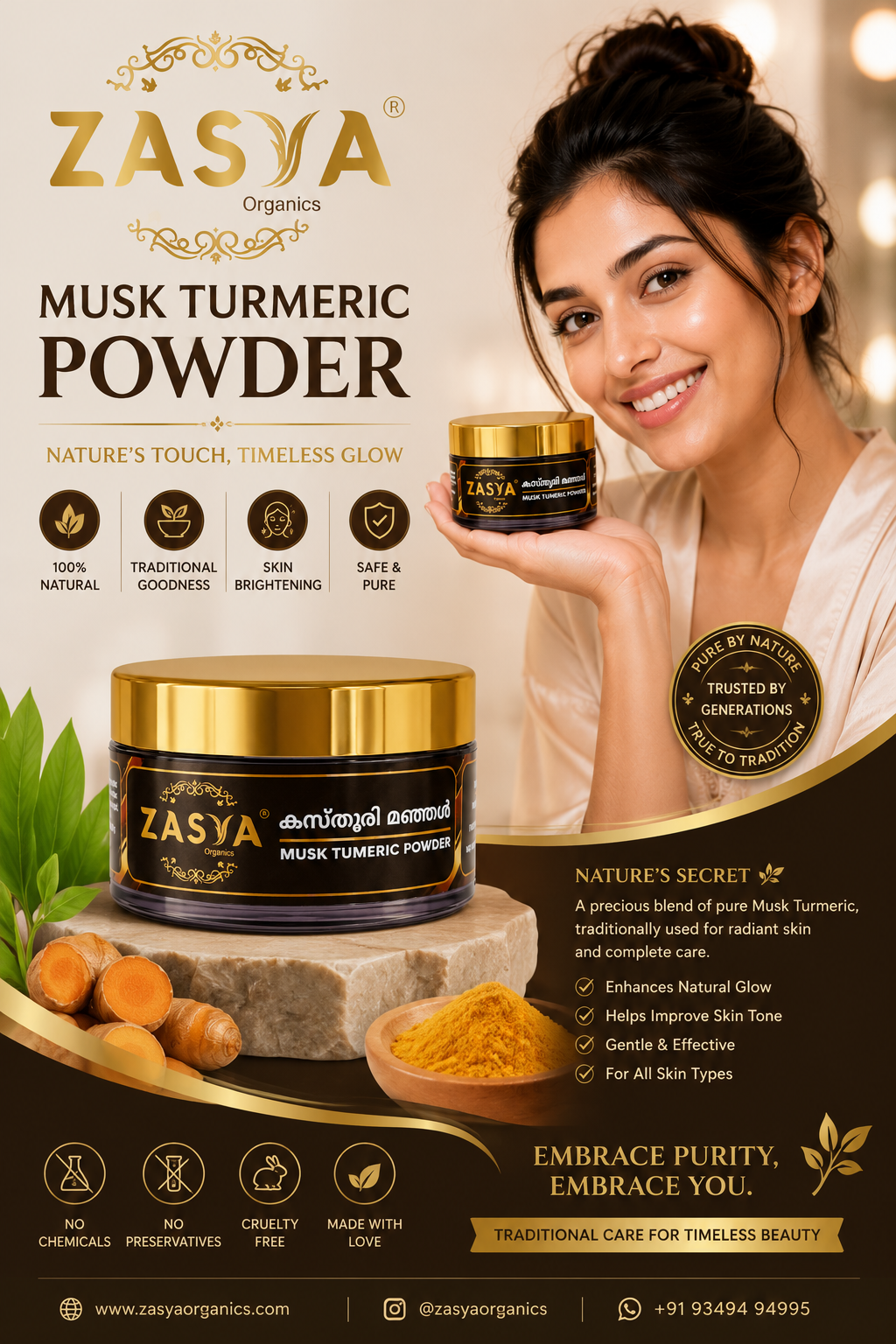 Kasturi Manjal | Premium Wild Turmeric Powder - Image 2